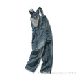 Commerce de gros Custom Man Jumpsuit Pantalon Denim Jumpsuit